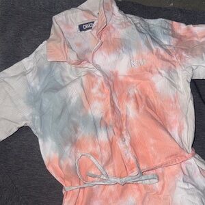 Kith Pastel Tie-Dye Shirt Dress Kids